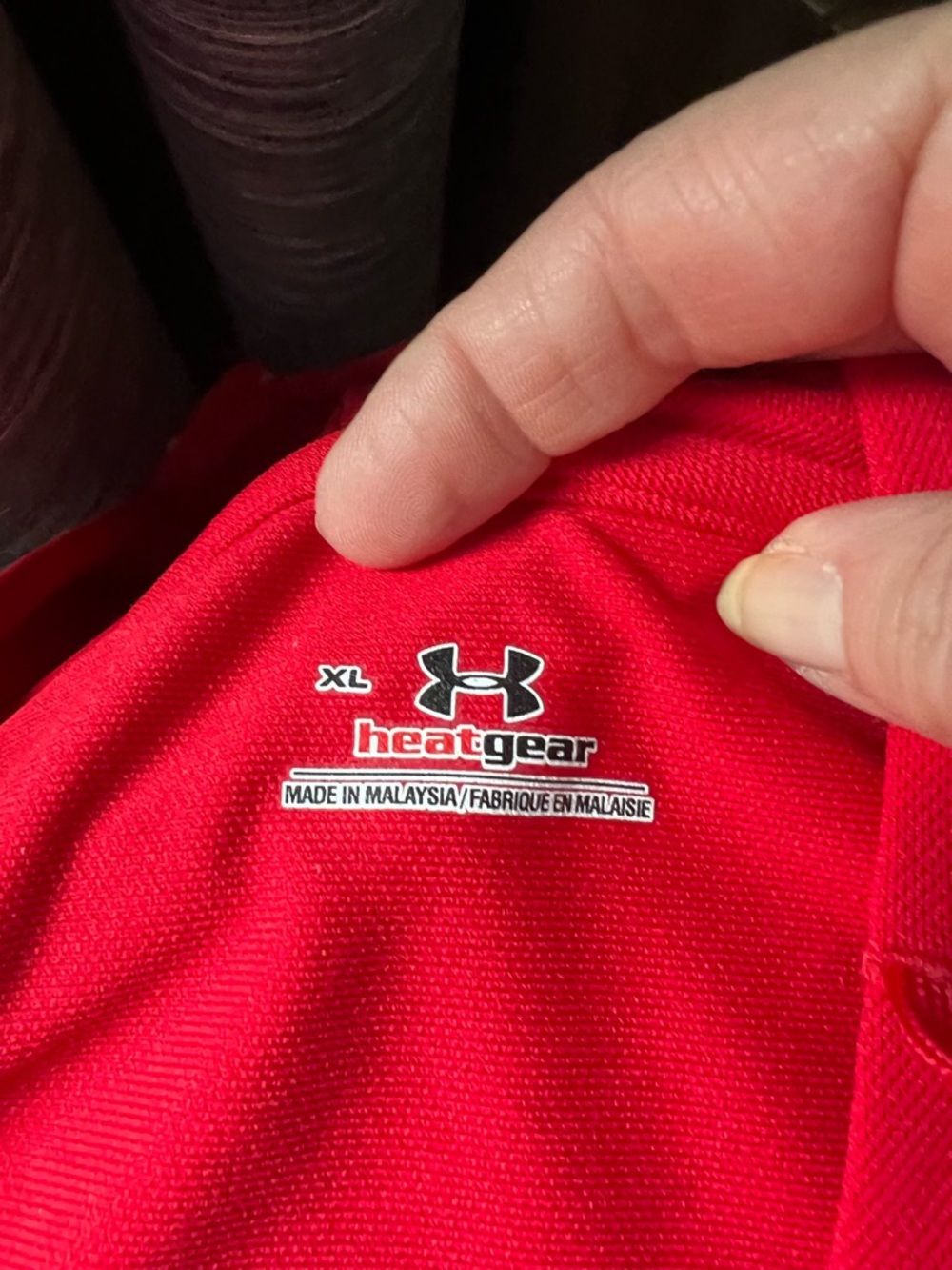 Under Armour Red Full-Zip Athletic Jacket mens size XL - Picture 5 of 11